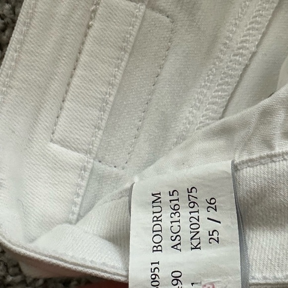 Mavi Bodrum White Wide Leg Crop Jeans - Size 25 - Picture 10 of 11